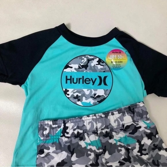 Hurley Camouflage cute shorts top set - Picture 3 of 6